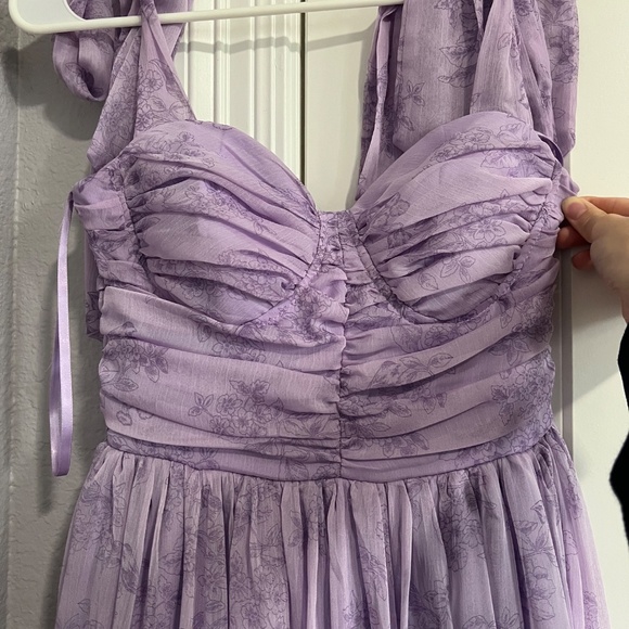 Chiffon Pastel Dress - Picture 2 of 3